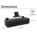 HP DesignJet T230 DIMENSIONS - HP DesignJet T230 (5HB07D) & T250 (5HB06D) 24" A1 Plotters (2025 Edition)