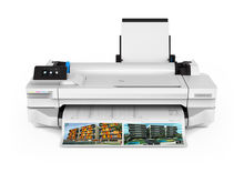 HP Designjet T125 with print