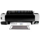 Top View showing roll at rear - HP Designjet T1300PS ePrinter CR652A