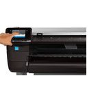 Big screen to navigate controls - HP Designjet T830 36 inch A0 Printer F9A30D